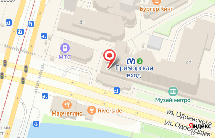 Магазин цветов в Санкт-Петербурге на карте