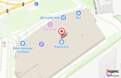 Гипермаркет Карусель на Комсомольской площади на карте