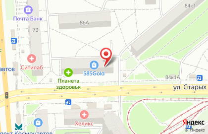 Ломбард 585Gold на улице Старых Большевиков на карте