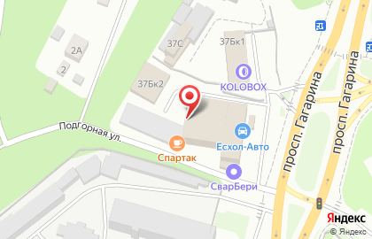 Строительная компания Проминвест на проспекте Гагарина на карте