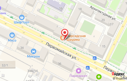 Магазин разливного пива Главпивторг на Первомайской улице на карте