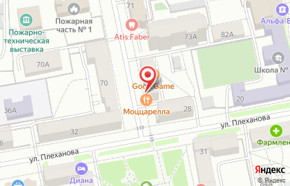 Коллегия адвокатов Южно-Уральский адвокатский центр на улице Пушкина на карте