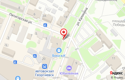 Микрокредитная компания Прайм Займ в Георгиевске на карте
