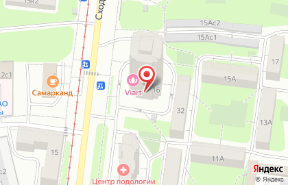 Московский городской центр дезинфекции на Сходненской улице на карте