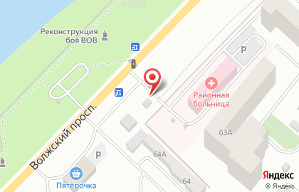 Солнышко на Волжском проспекте на карте