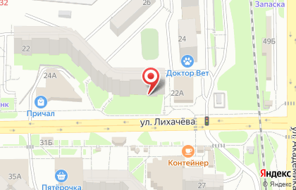 Торгово-монтажная компания Фаворит-Окно на улице Лихачёва на карте