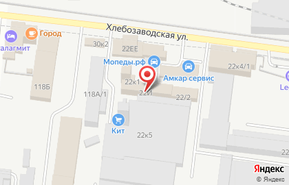 Компания по ремонту промышленных компрессоров и промышленного холодильного оборудования Альтер Сервис на Хлебозаводской улице на карте