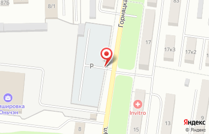 Автостоянка в Туле на карте