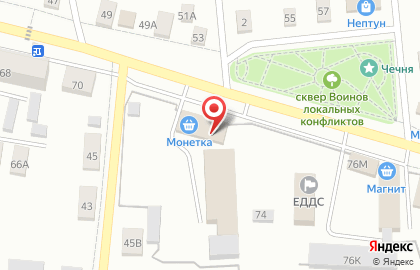 Магазин Монетка в Екатеринбурге на карте
