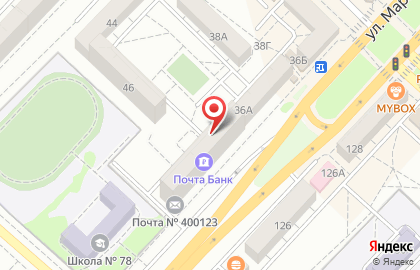 АКБ Связь-Банк в Краснооктябрьском районе на карте