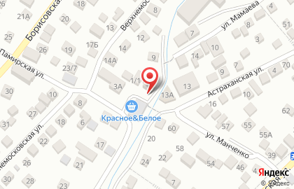 Продуктовый магазин в Краснодаре на карте