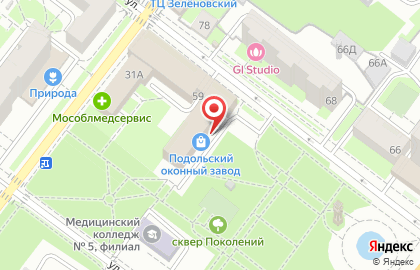 Стандарт Экспресс Грузчики Подольск на карте