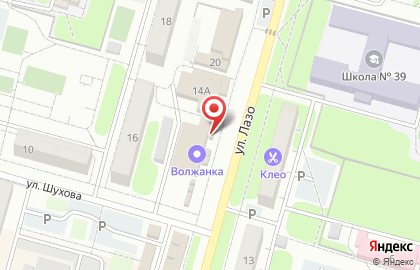 Палитра на улице Лазо на карте