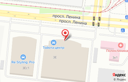 Тойота Центр Челябинск Восток на карте
