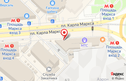 Салон связи Связной на площади Карла Маркса на карте