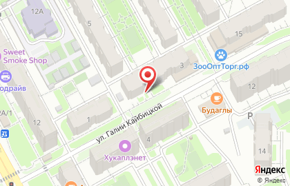 Магазин разливных напитков Пивоман на улице Галии Кайбицкой на карте
