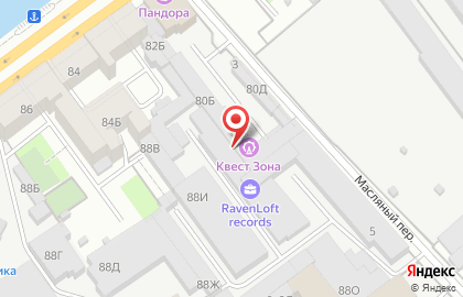 Тридекор на набережной Обводного канала на карте
