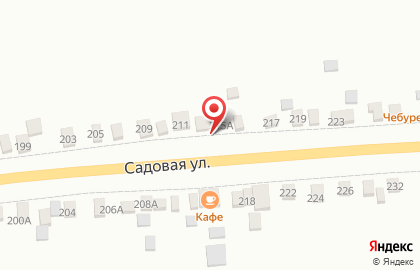 Магазин на Садовой улице на карте