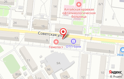 Салон букетов из клубники и цветов Бархат в Октябрьском районе на карте