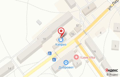 Магазин канцелярских товаров Канц Мир на улице Лермонтова на карте
