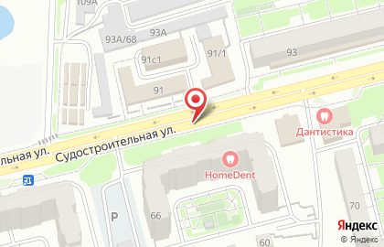 Сеть магазинов замков и крепежа, ИП Друшляк С.Д. на Судостроительной улице на карте