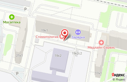 На ул. Берзарина Стоматология на карте