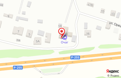 Ресторан Очаг на Демократической улице на карте