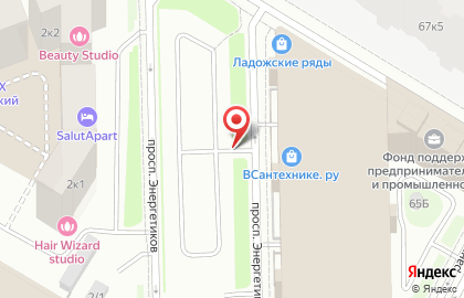 Перехватывающая автостоянка Городской центр управления парковками Санкт-Петербурга на метро Ладожская на карте