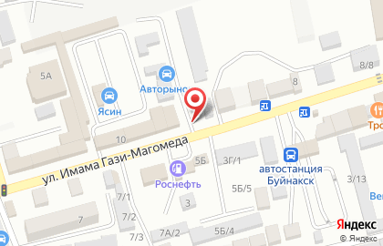 Магазин автозапчастей в Махачкале на карте