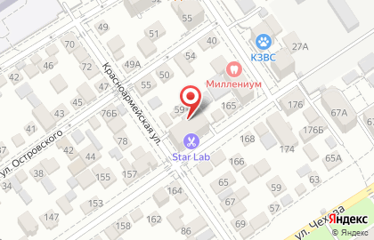 Служба заказа легкового транспорта Сатурн на улице Маяковского на карте