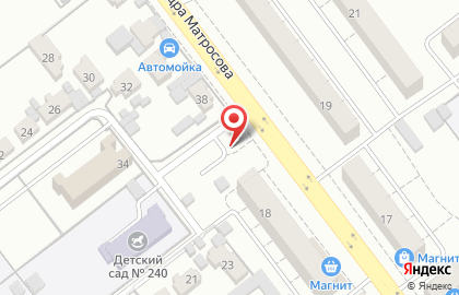Кондитерский магазин Сладкая сказка на улице Александра Матросова на карте