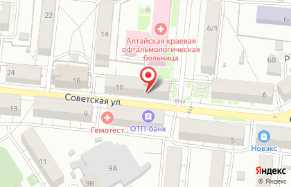 Магазин Разные мелочи в Октябрьском районе на карте