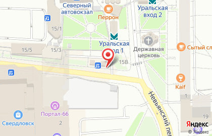 Бистро восточной кухни на Вокзальной улице на карте