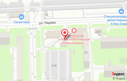 Закусочная Ветерок в Октябрьском районе на карте