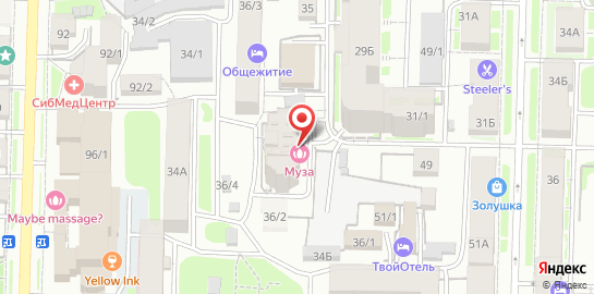 Клиника современной косметологии Муза на карте