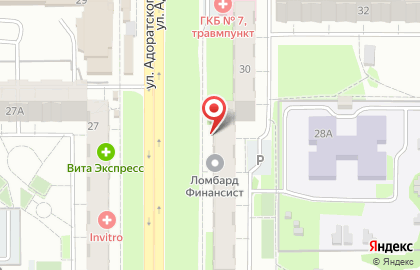 Ателье в Казани на карте