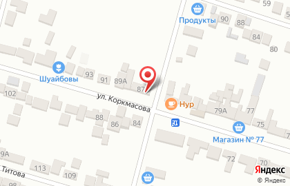 Продуктовый магазин в Махачкале на карте