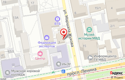 Пункт проката RedLine sharing на улице Маршала Жукова на карте