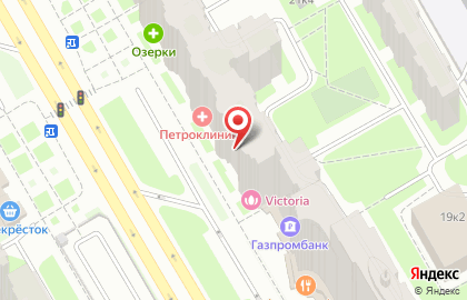 Банкомат Банк Оранжевый на метро Комендантский проспект на карте