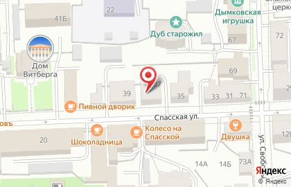 Агентство недвижимости Квартирный вопрос на Спасской улице на карте