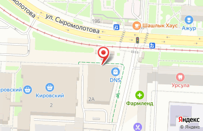 Супермаркет цифровой и бытовой техники DNS на Сиреневом бульваре на карте