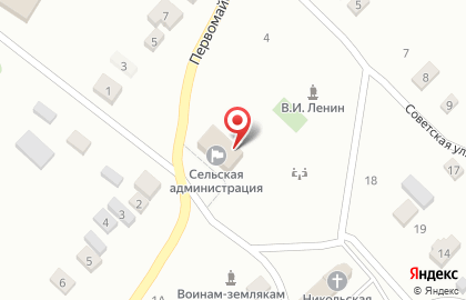 Участковый пункт полиции с. Небылое на карте