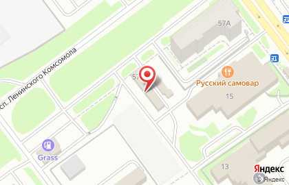 Автомойка самообслуживания FreshAuto на проспекте Ленинского Комсомола на карте