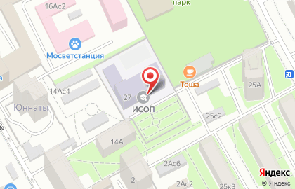 Московский городской педагогический университет в Москве на карте