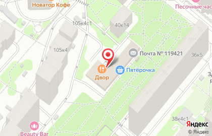 Кафе в Москве на карте