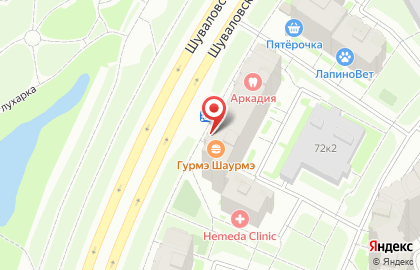 Бистро-шаверма Гурмэ Шаурмэ на карте