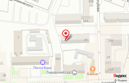 Магазин женской одежды Полина на улице Гагарина на карте
