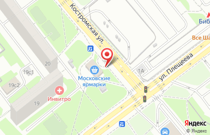 Мосгортранс на Костромской улице на карте