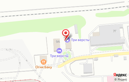 Три Версты на площади Карла Маркса на карте