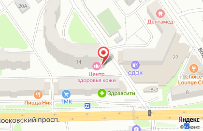 Стоматологическая клиника Доктор Дент на Московском проспекте на карте